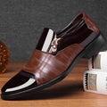 Chaussures ville homme zippées - Marron clair