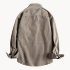 Chemise Boutonnée à Texture Côtelée pour Homme – Chemise Décontractée et Structurée - image 2
