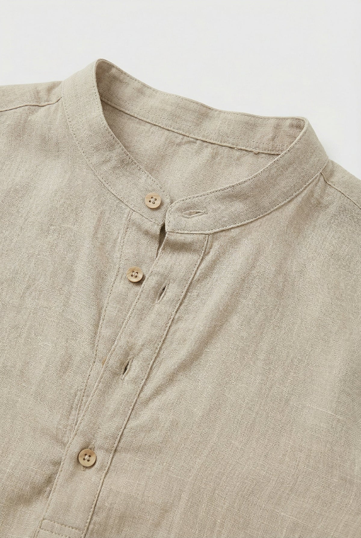 Chemise d’Été Homme en Lin – Manches Relevées Respirante - image 2