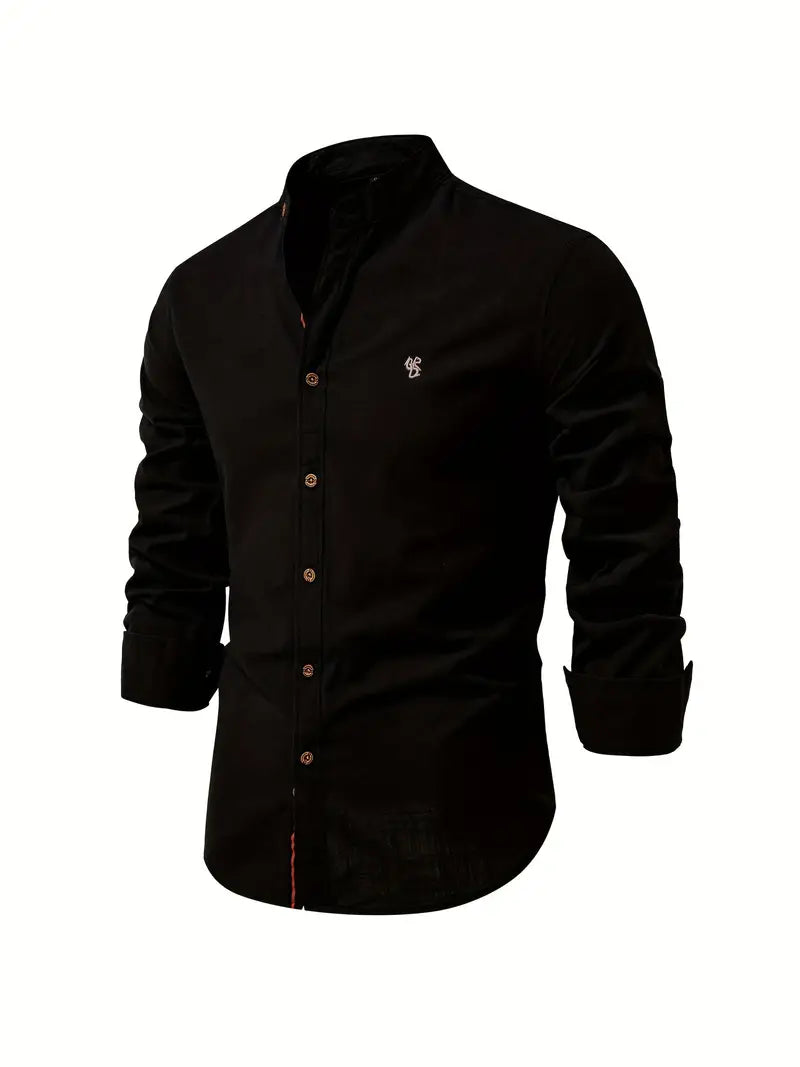 Chemise élégante pour homme pour le printemps - Noir