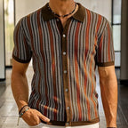 Chemise en Coton Biologique – Chemise Boutonnée Motif Chevrons Moderne - image 6