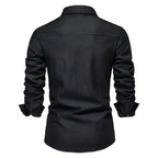 Chemise en Denim de Coton pour Homme - image 2