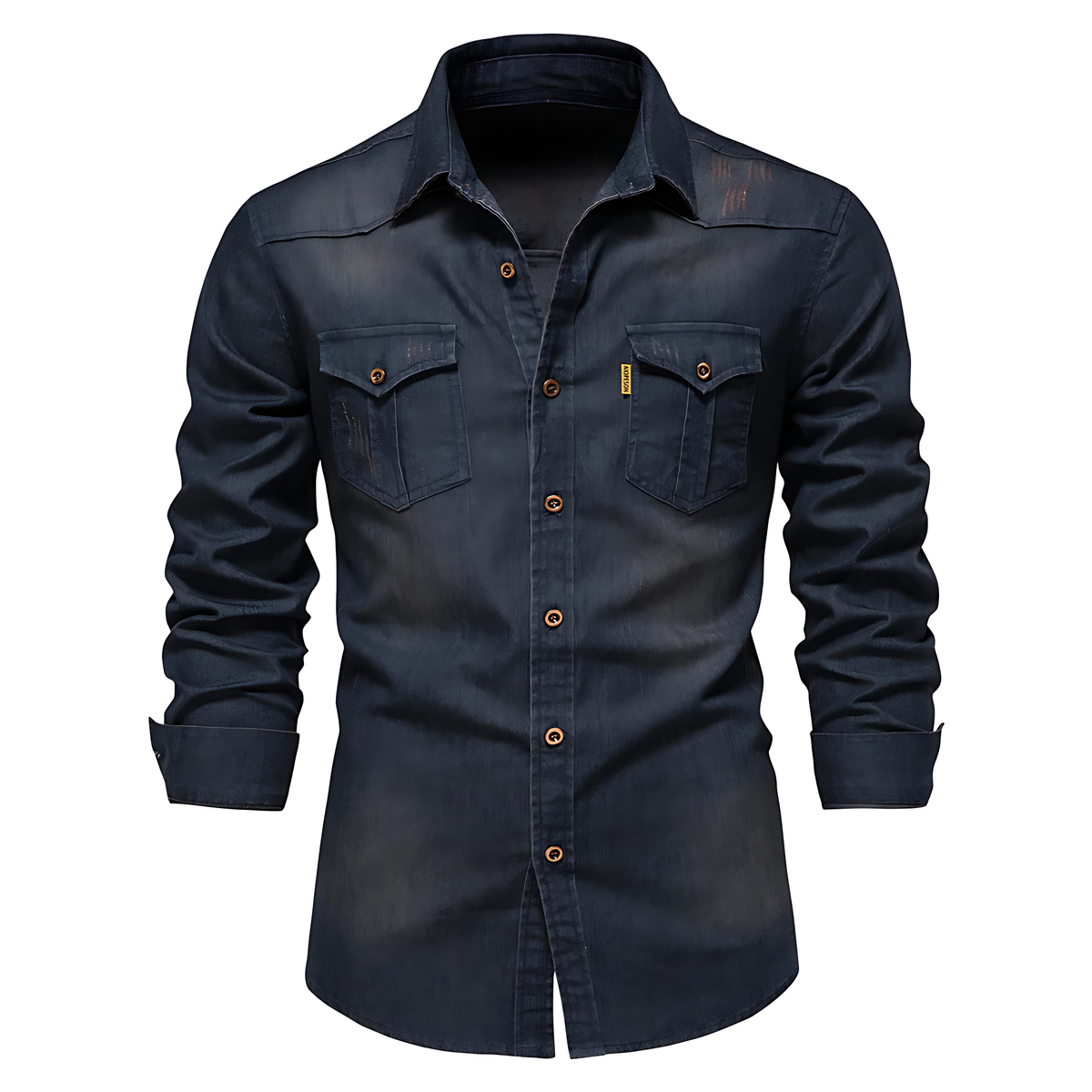 Chemise en Denim de Coton pour Homme - image 3