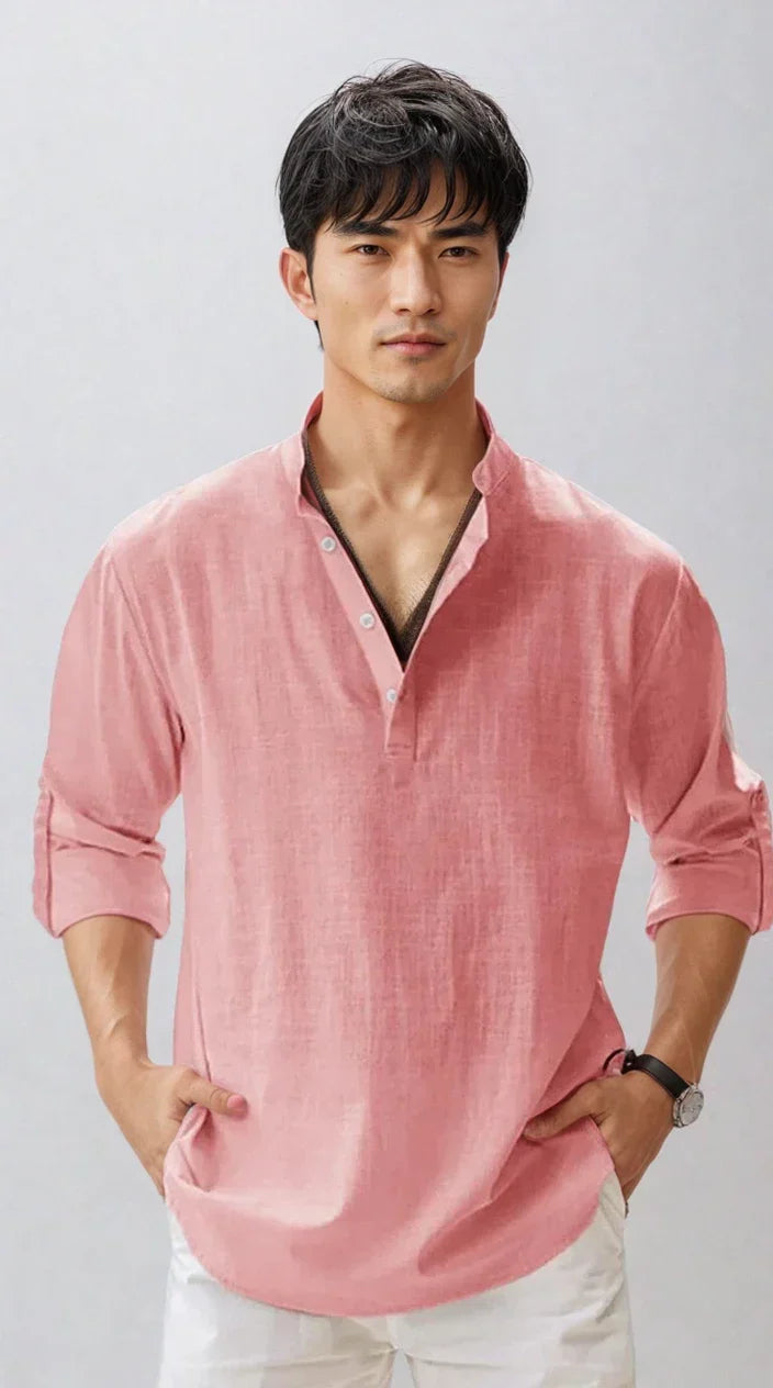 Chemise en lin pour homme – estivale et moderne - image 2