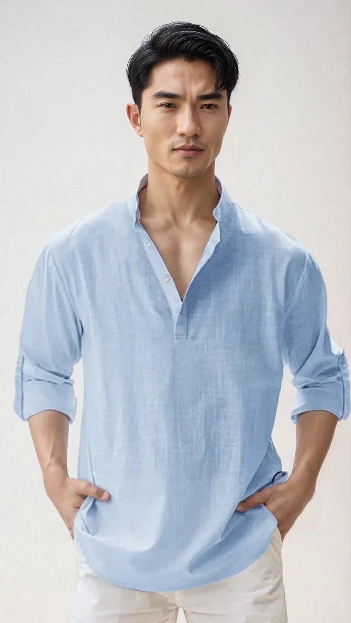 Chemise en lin pour homme – estivale et moderne - image 6