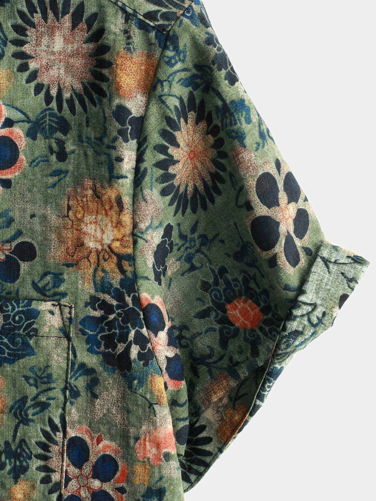 Chemise hawaïenne en coton pour homme à manches courtes - image 4
