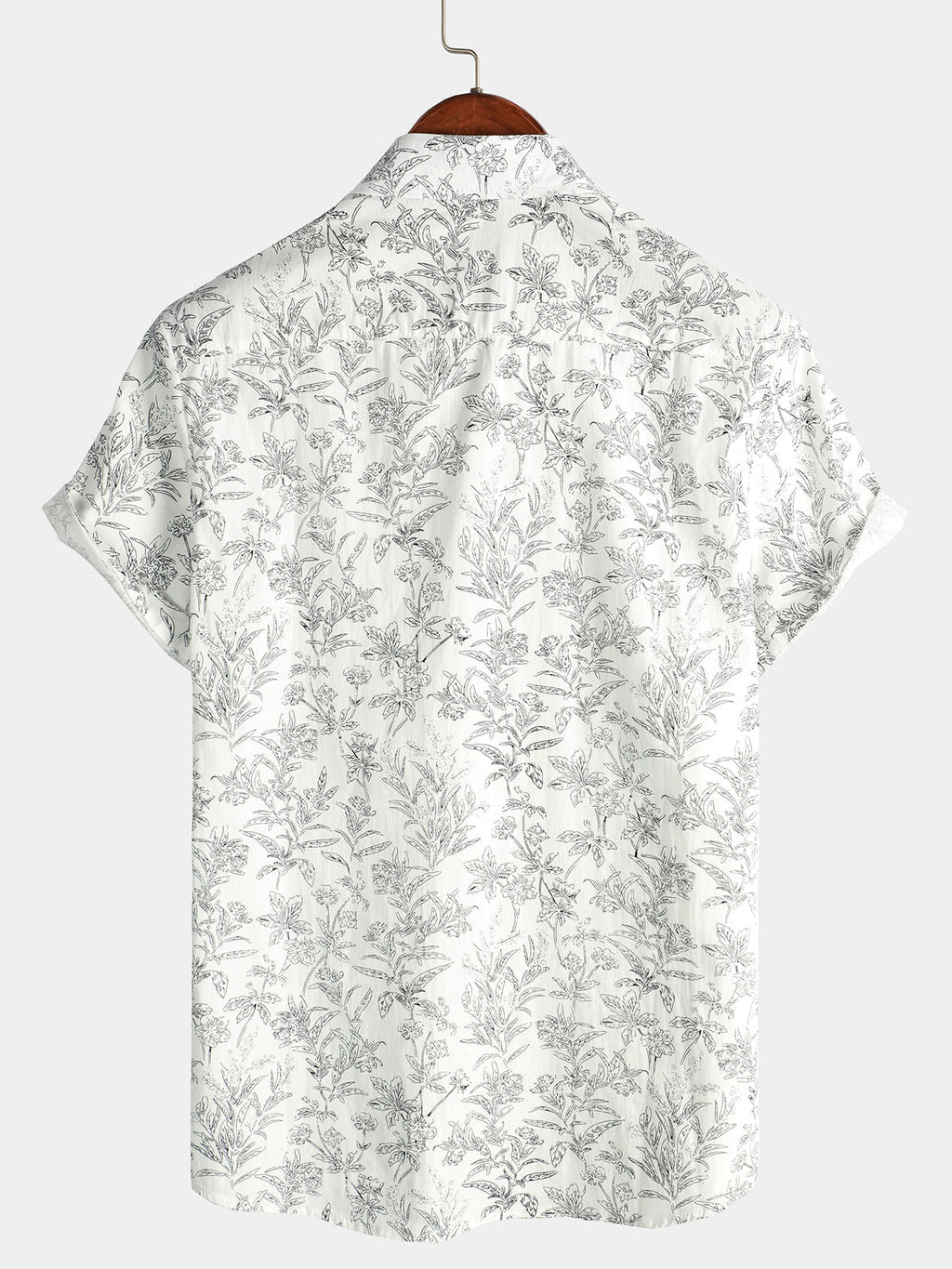 Chemise hawaïenne en coton pour homme à manches courtes - image 6
