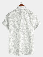 Chemise hawaïenne en coton pour homme à manches courtes - image 6