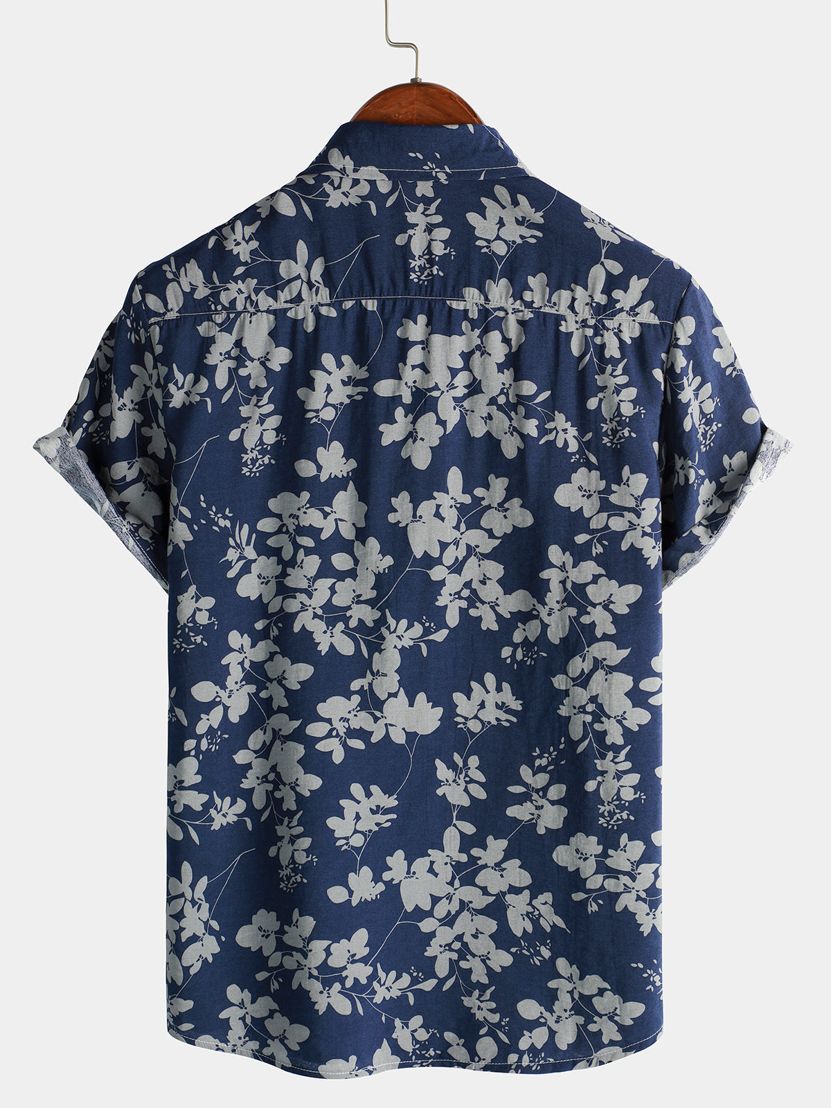 Chemise hawaïenne en coton pour homme à manches courtes - image 8