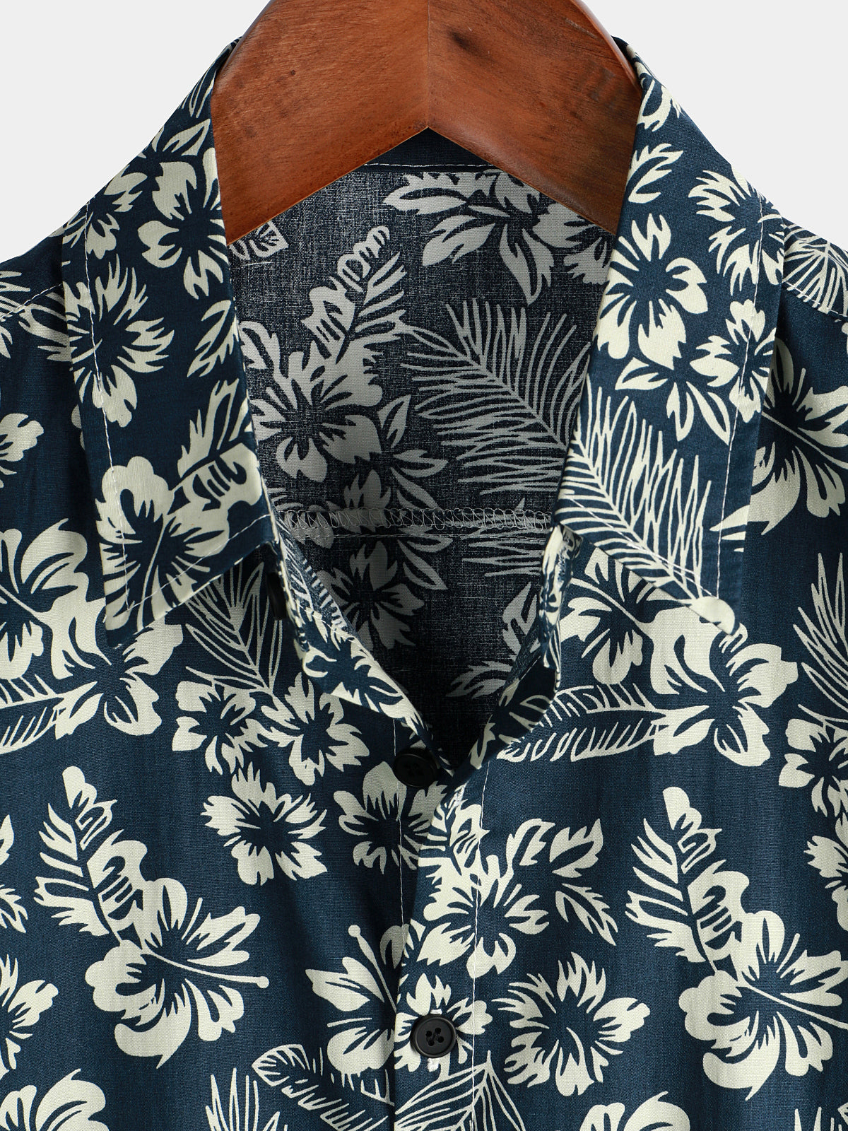 Chemise hawaïenne en coton pour homme à manches courtes - image 11