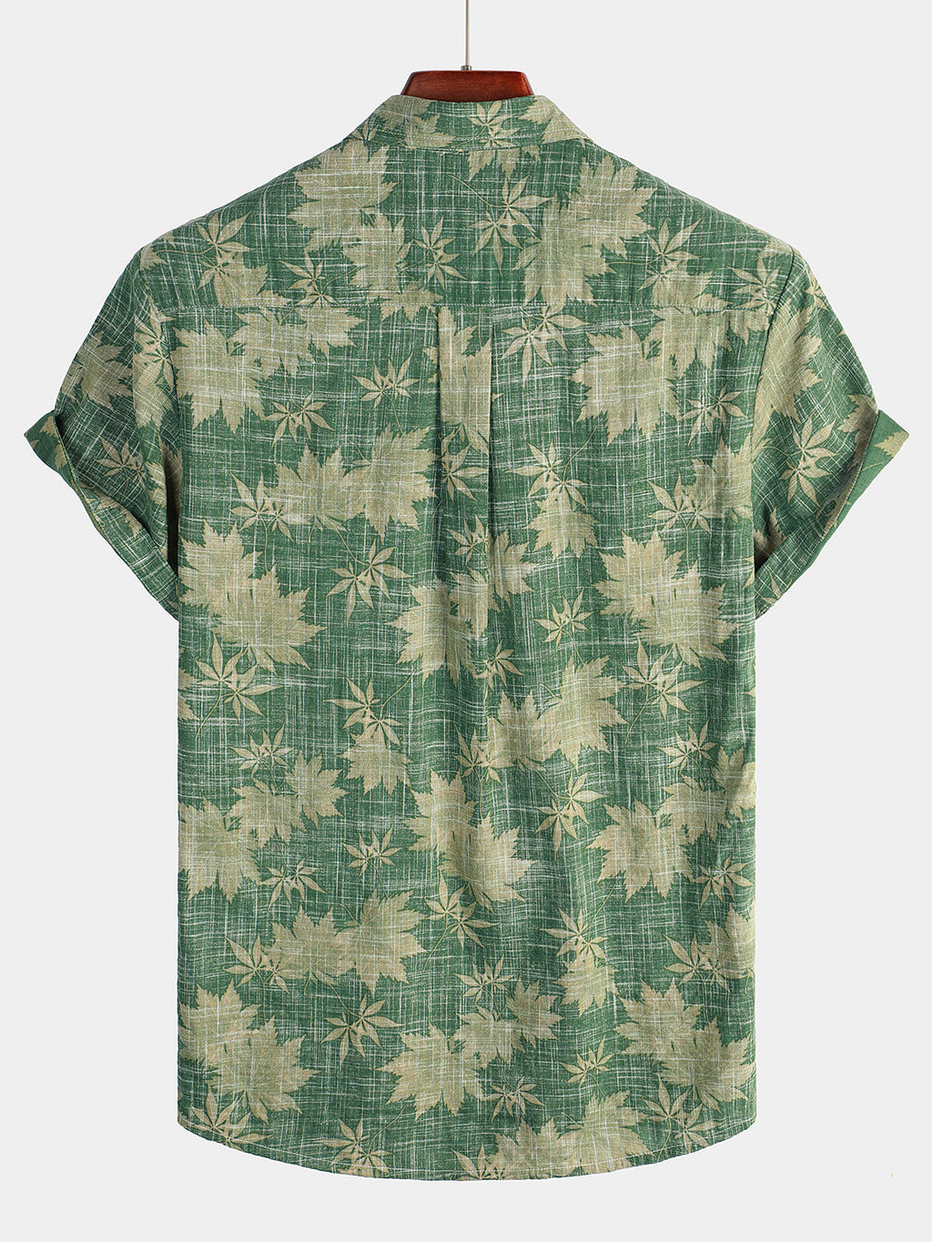Chemise hawaïenne en coton pour homme à manches courtes - image 13