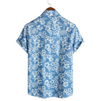 Chemise hawaïenne pour homme à manches courtes et motif fleuri - image 2