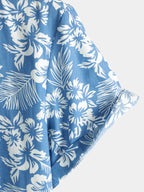 Chemise hawaïenne pour homme à manches courtes et motif fleuri - image 4