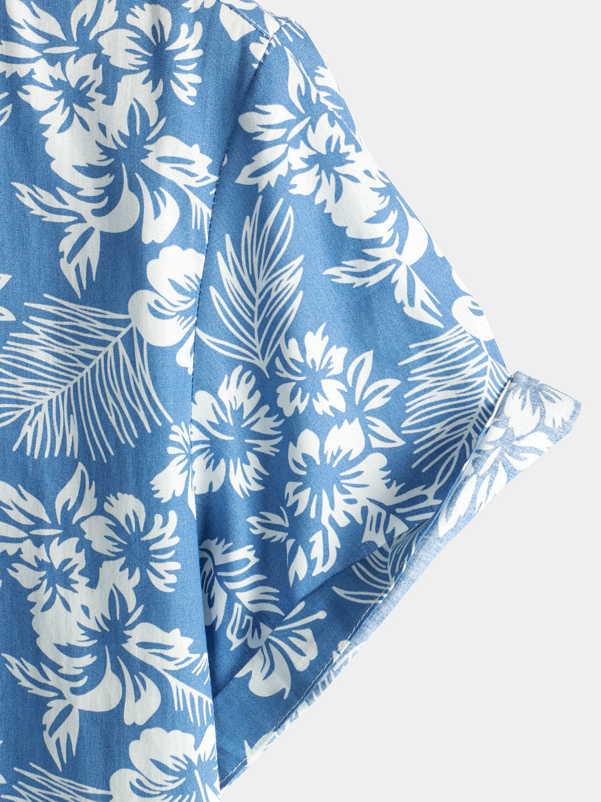 Chemise hawaïenne pour homme à manches courtes et motif fleuri - image 4