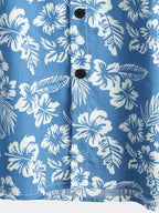 Chemise hawaïenne pour homme à manches courtes et motif fleuri - image 5