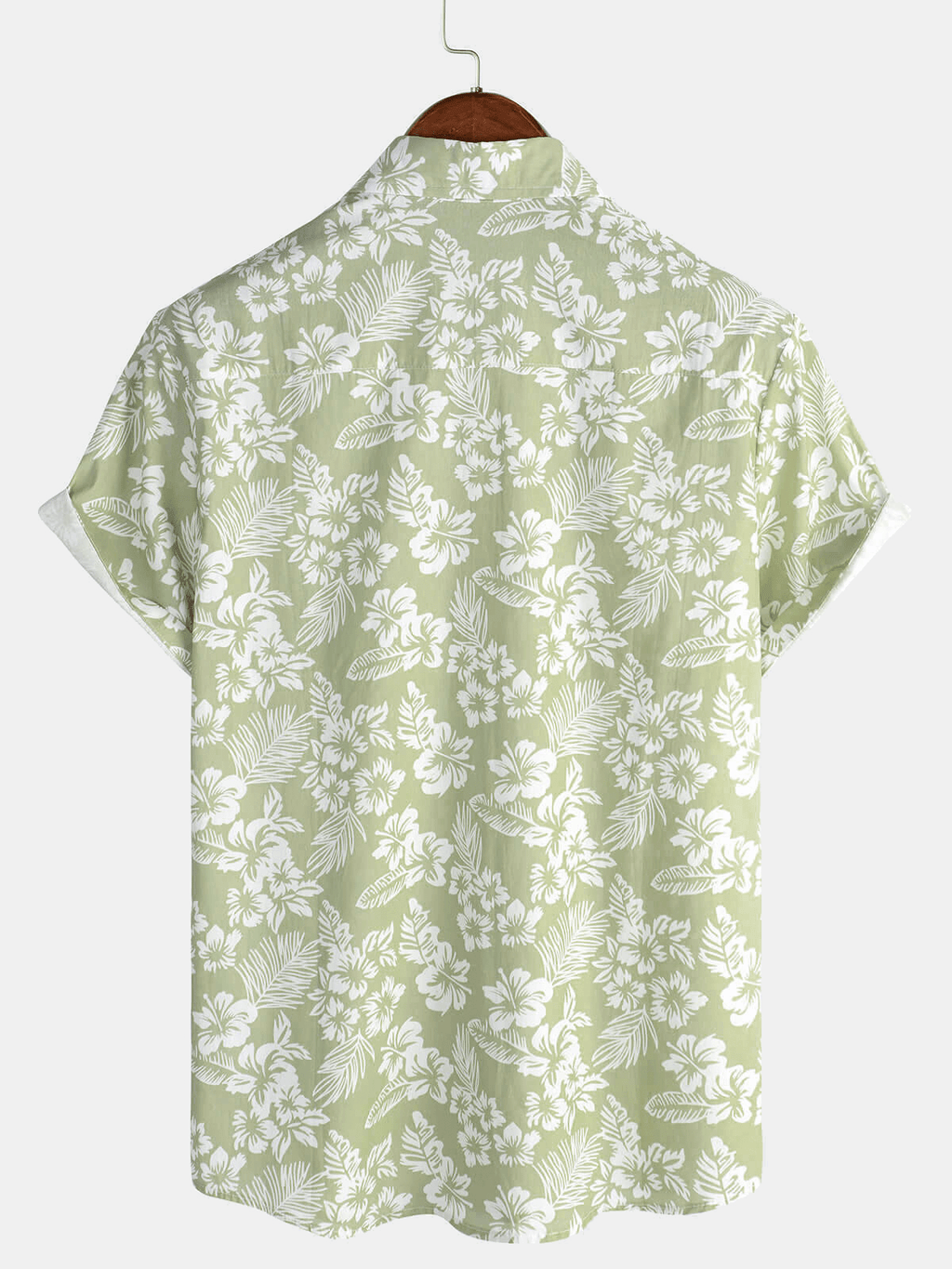 Chemise hawaïenne pour homme à manches courtes et motif fleuri - image 9