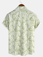 Chemise hawaïenne pour homme à manches courtes et motif fleuri - image 9