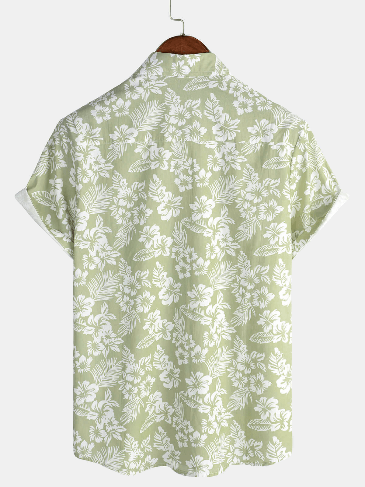 Chemise hawaïenne pour homme à manches courtes et motif fleuri - image 9