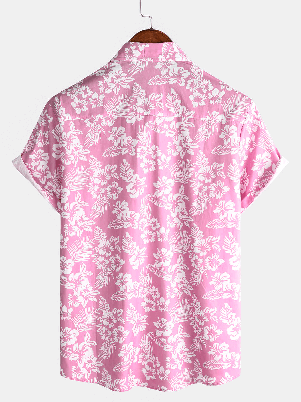 Chemise hawaïenne pour homme à manches courtes et motif fleuri - image 10