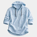 Chemise homme à capuche - Bleu clair