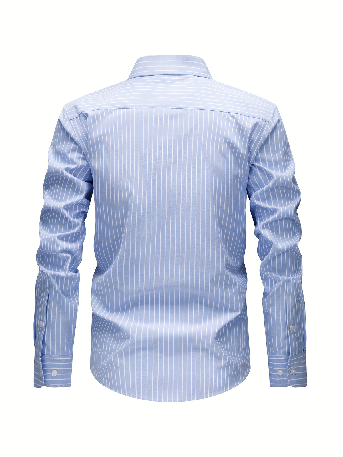 Chemise homme à fines rayures - image 8