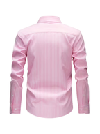 Chemise homme à fines rayures - image 9
