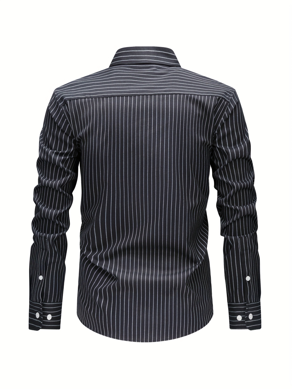 Chemise homme à fines rayures - image 12