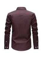 Chemise homme à fines rayures - image 13