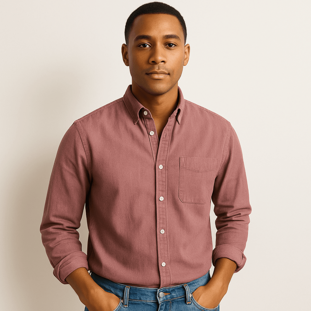 Chemise homme à manches longues et col classique - image 19