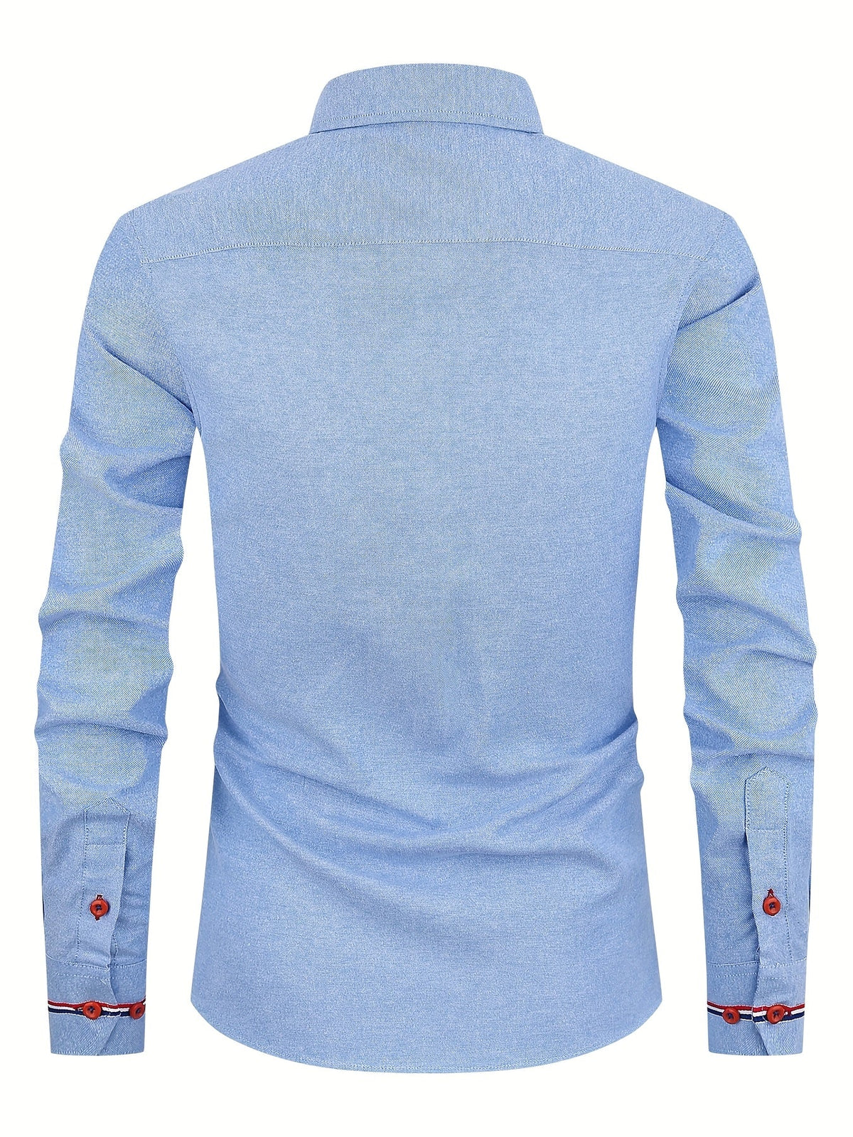 Chemise homme à poignets rayés - image 4
