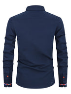 Chemise homme à poignets rayés - image 6