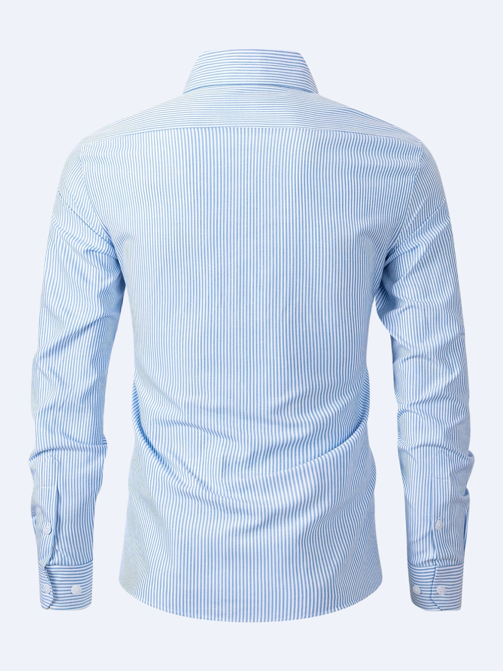 Chemise homme à rayures verticales - image 4
