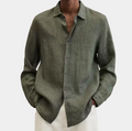 Chemise homme bas arrondi - Vert militaire