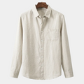 Chemise homme boutonnée - Beige