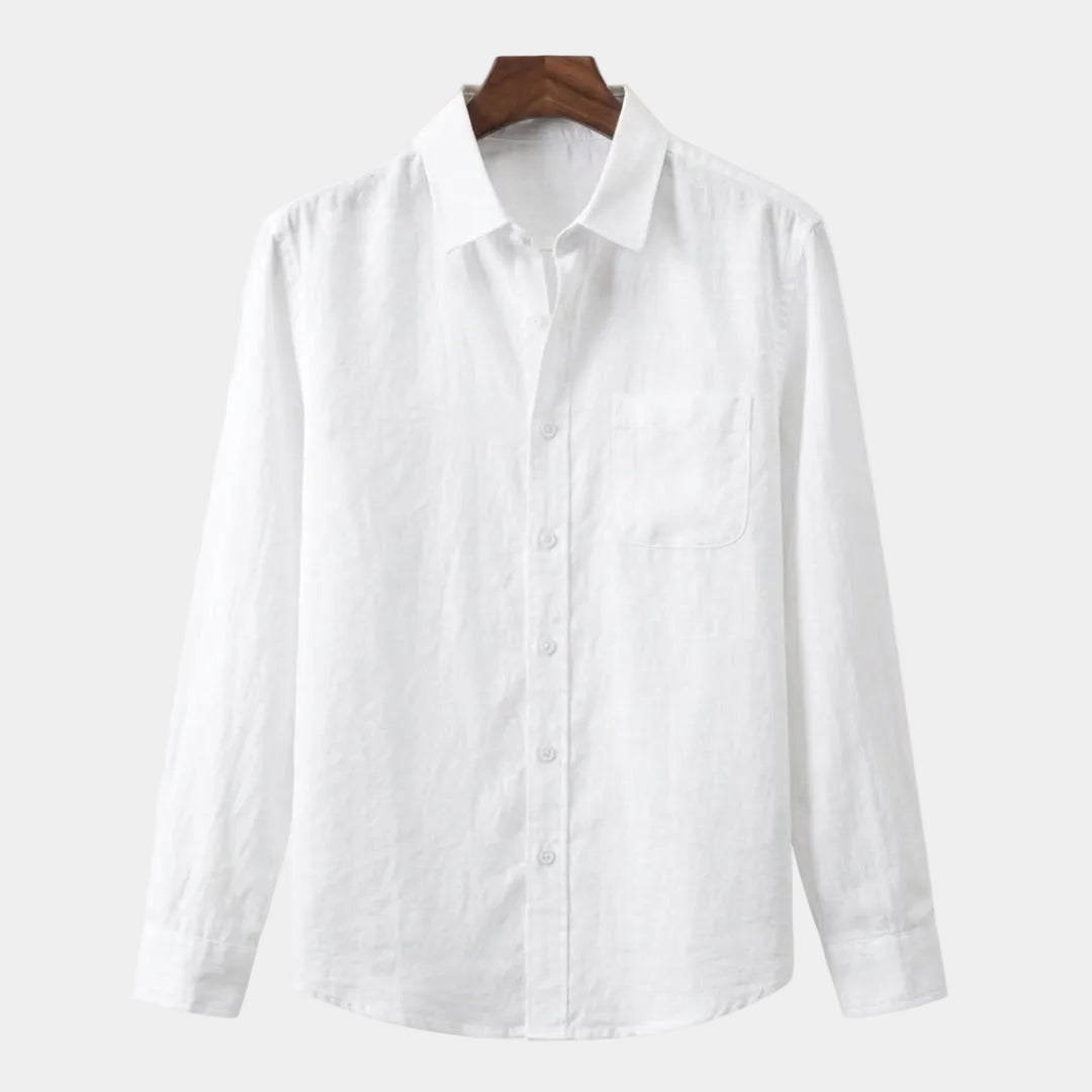Chemise homme boutonnée - Blanc