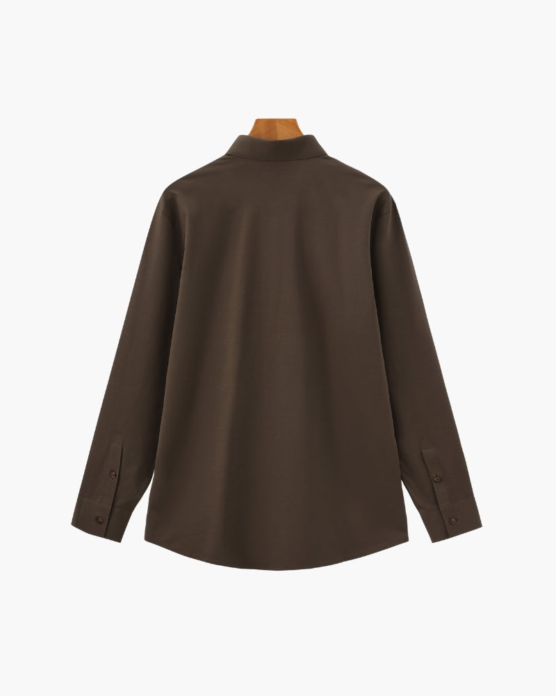 Chemise homme boutonnée col classique - image 2