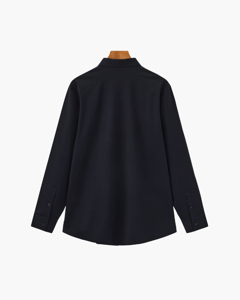 Chemise homme boutonnée col classique - image 4