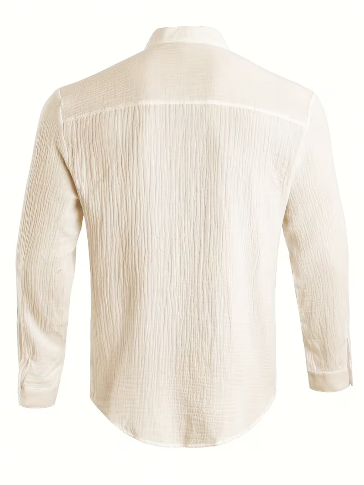 Chemise homme boutonnée col mao - image 5