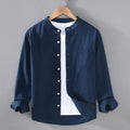 Chemise homme boutonnée poche poitrine - Bleu