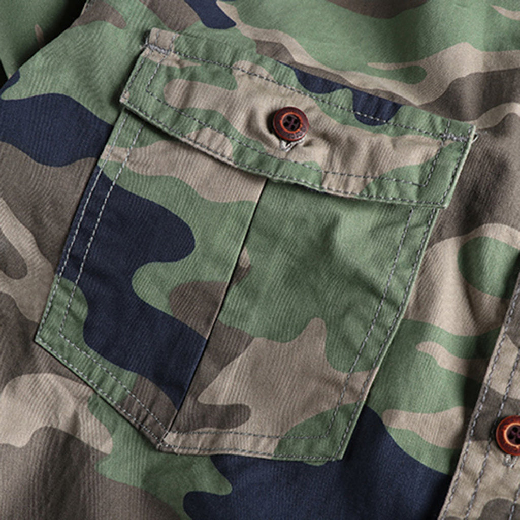 Chemise homme camouflage - image 5