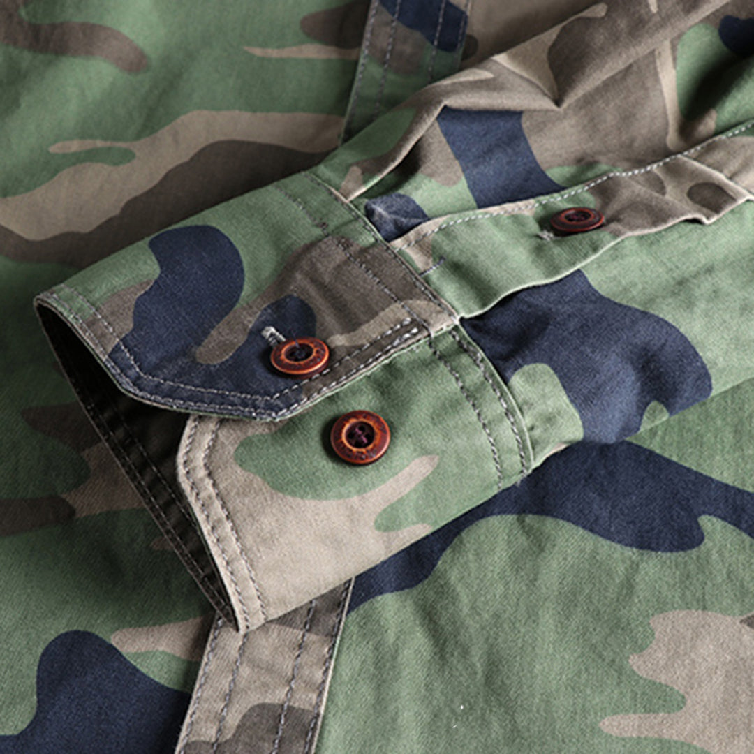 Chemise homme camouflage - image 7