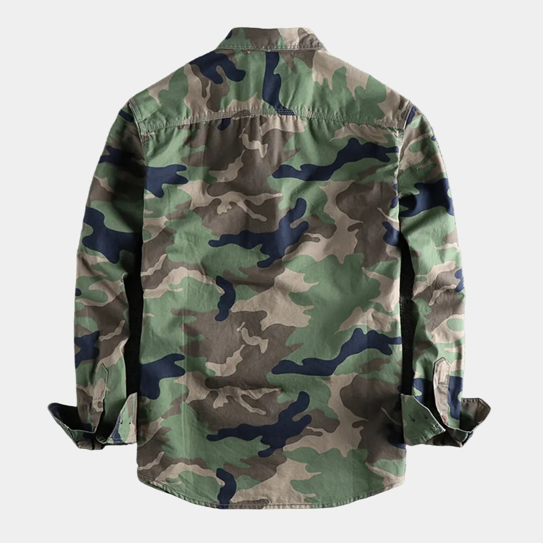 Chemise homme camouflage - image 8