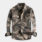 Chemise homme camouflage - Kaki