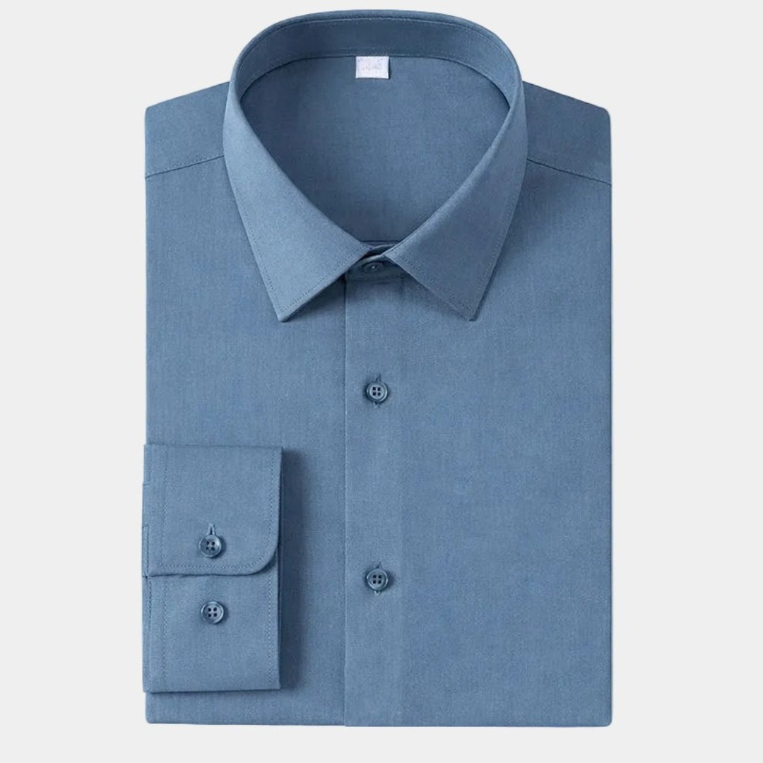 Chemise homme col classique - Bleu foncé