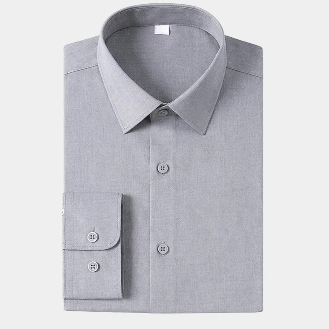 Chemise homme col classique - Gris