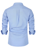 Chemise homme col contrasté - image 5