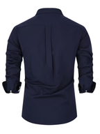Chemise homme col contrasté - image 7