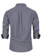 Chemise homme col contrasté - image 8