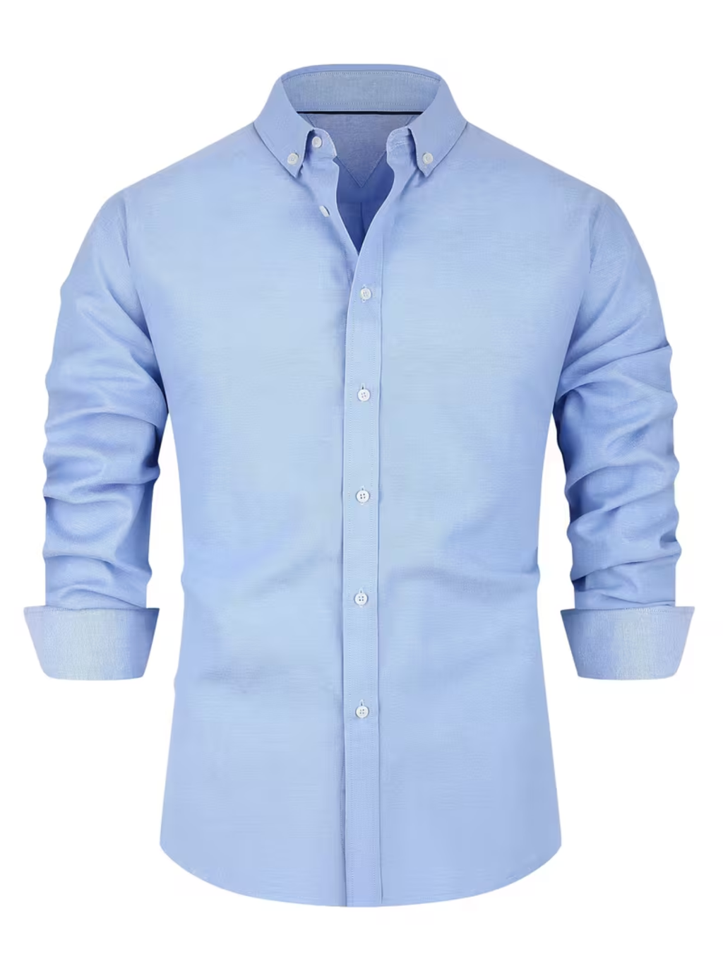 Chemise homme col contrasté - Bleu