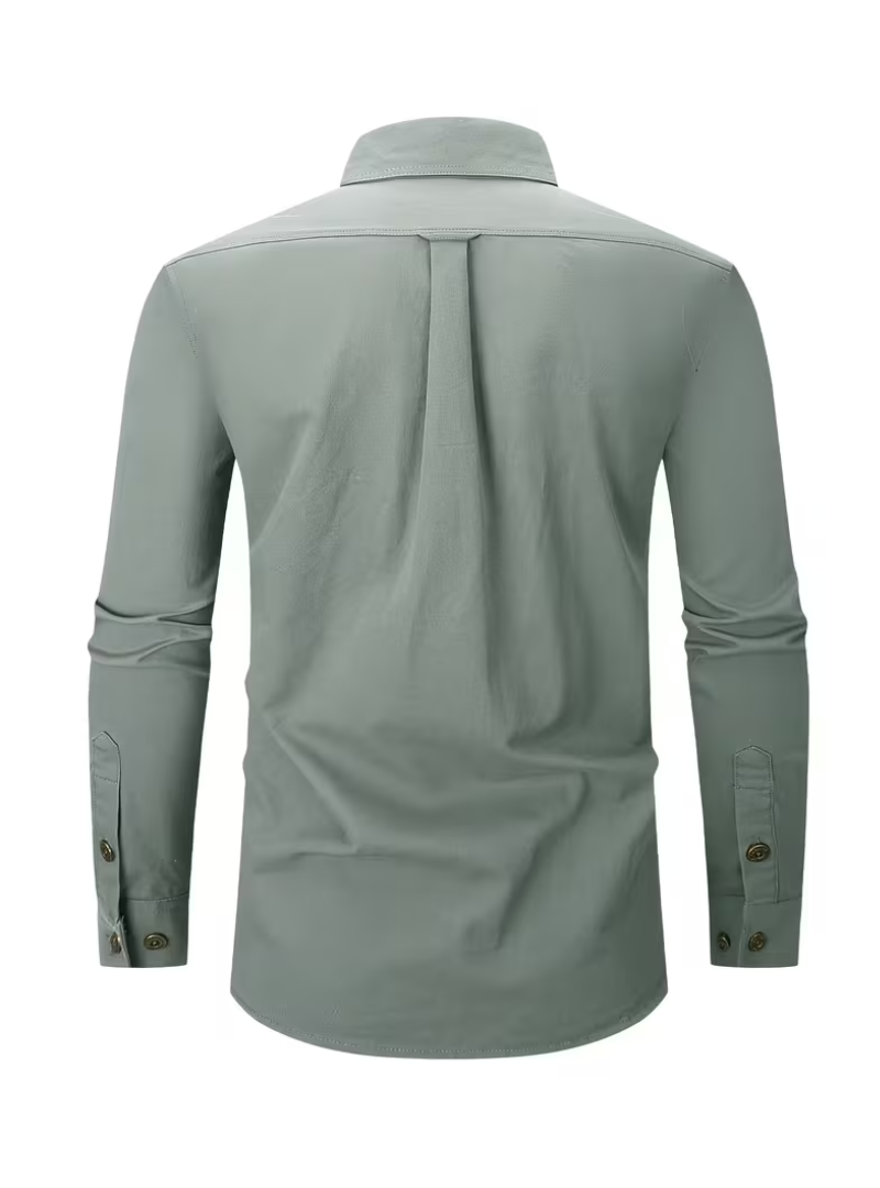 Chemise homme double poche - image 8